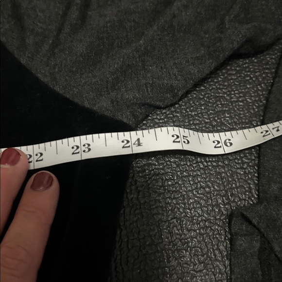 Zenergy by Chicos Black Hooded Open Cardigan size 3 - Picture 6 of 8